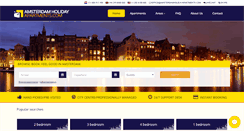 Desktop Screenshot of amsterdamholidayapartments.com
