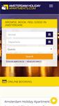 Mobile Screenshot of amsterdamholidayapartments.com